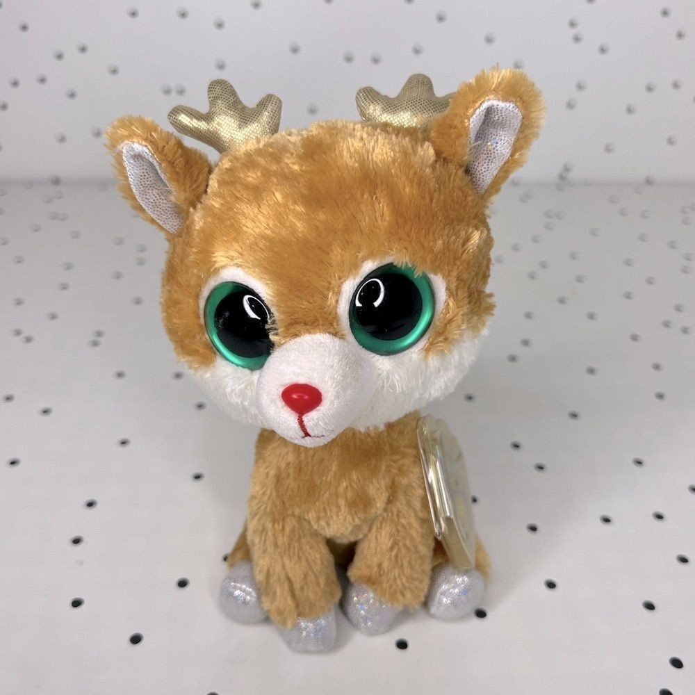 💛 Beanie Boos 💛 2012 Alpine the Reindeer VERY RARE SOLD OUT IN A MONTH edition